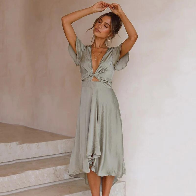 Vloeiende Vintage Zomerjurk – Juliette