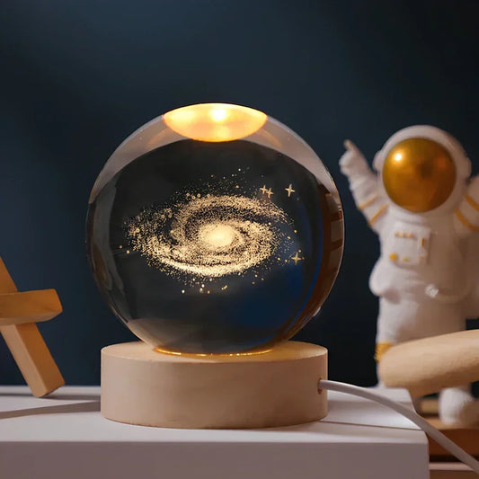 3D Gegraveerde Kristallen Bol - Celestia