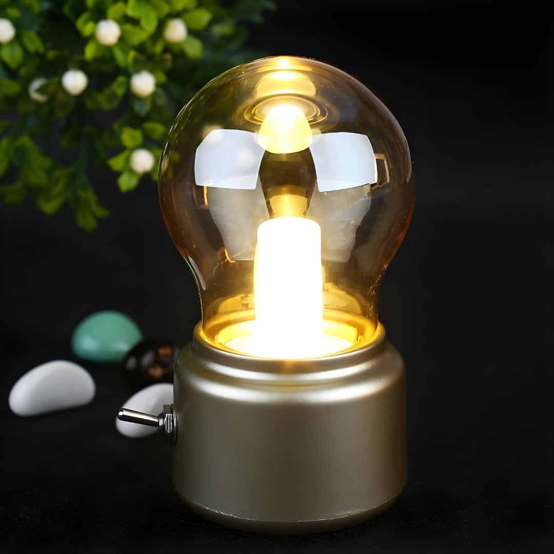 Draagbare Retro Tafellamp - LumiRetro