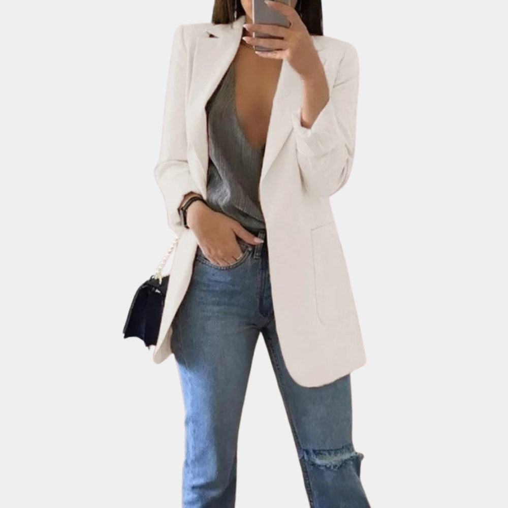 Fentii- Casual Lange Blazer voor Dames