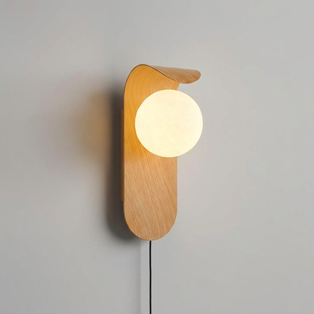 Gebogen frame-wandlamp – Glontre