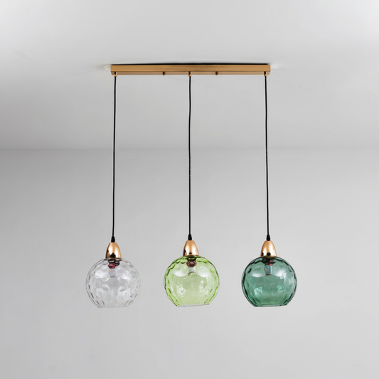 3-lichts clusterlamp - GlassGleam