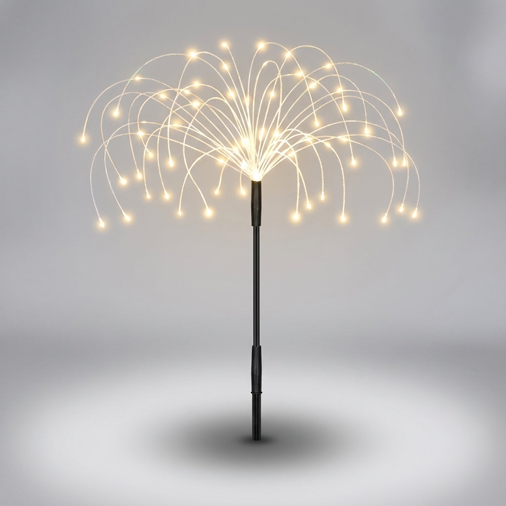 Buitenlamp in vuurwerkstijl – Flarispark