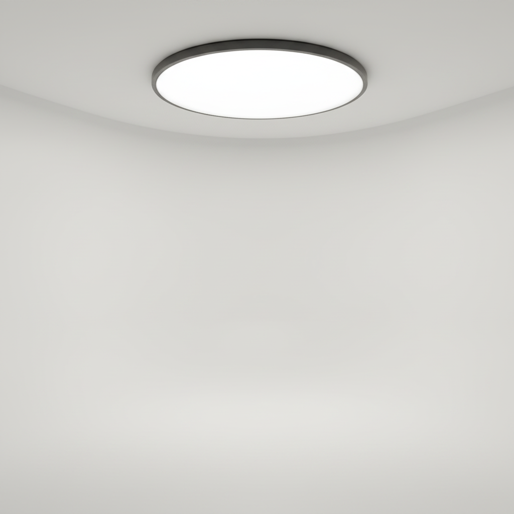 Platte minimalistische plafondlamp - AuraSphere