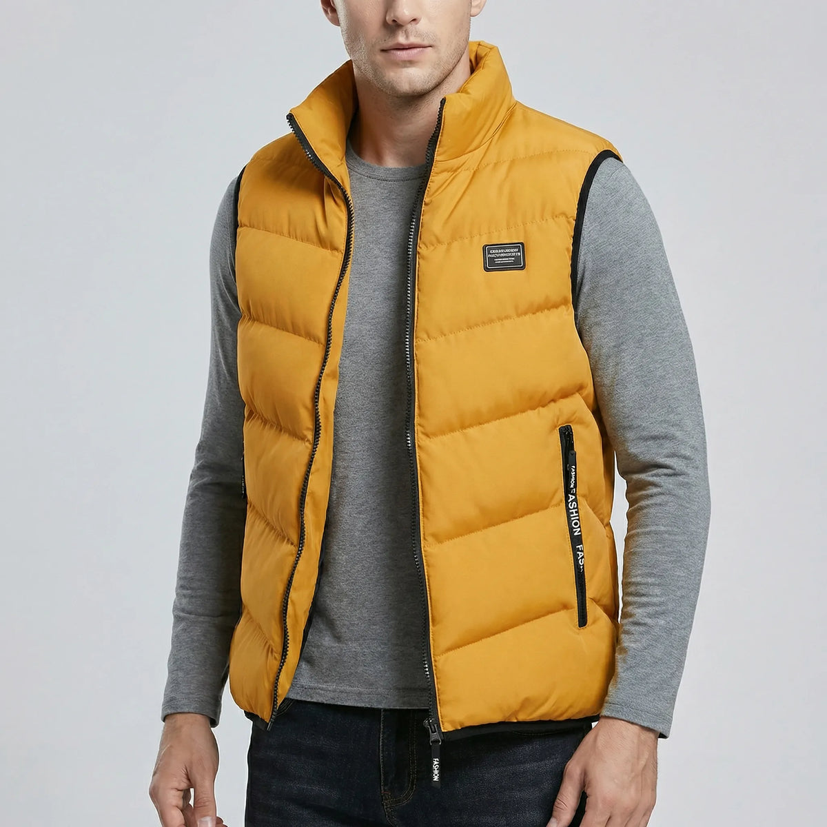 Vrijetijdsgilet met rits aan de voorkant - Leandro