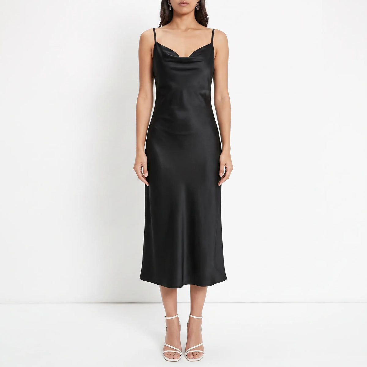 Gedrapeerde Slipdress - Jody