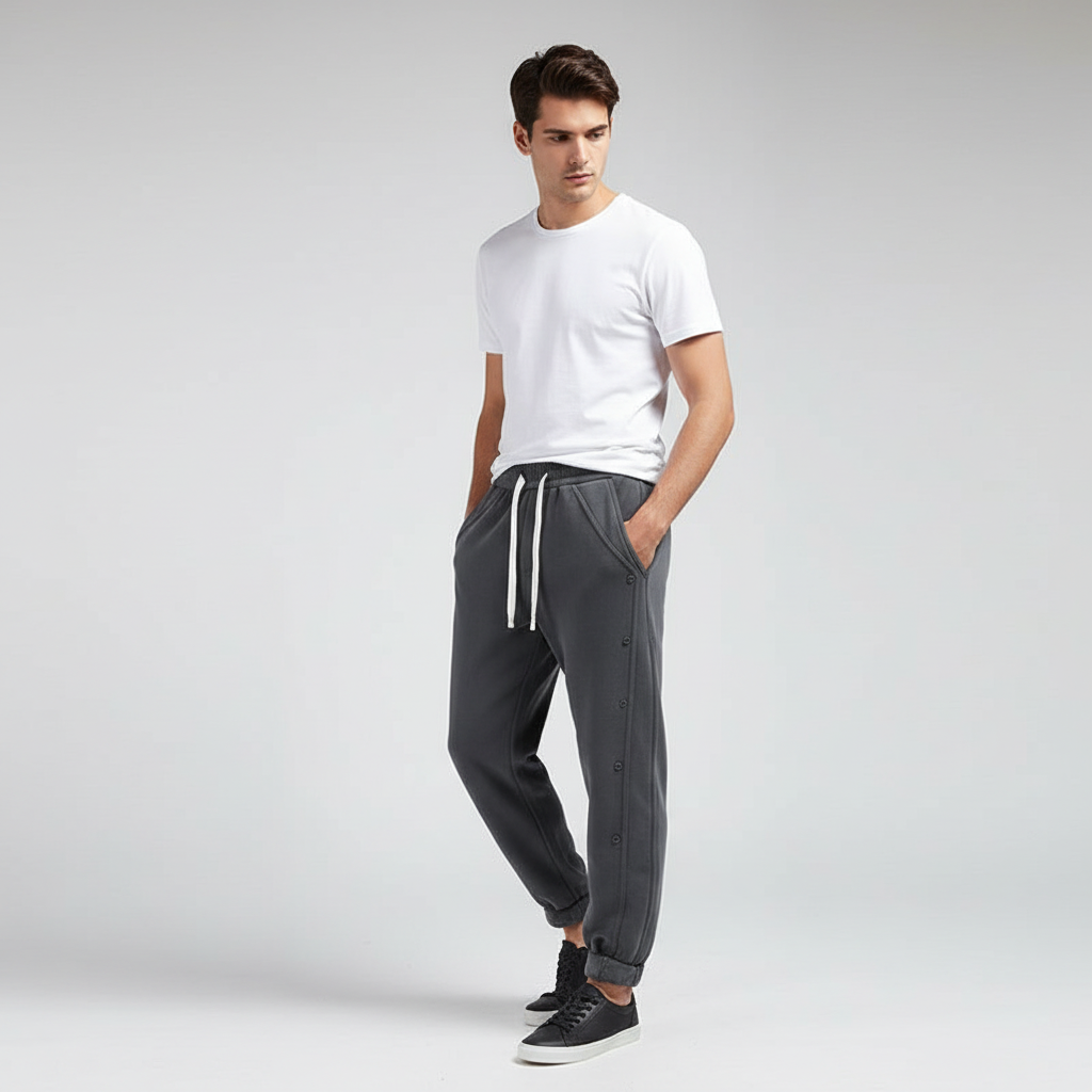 Gezellige fleece broek - Richard