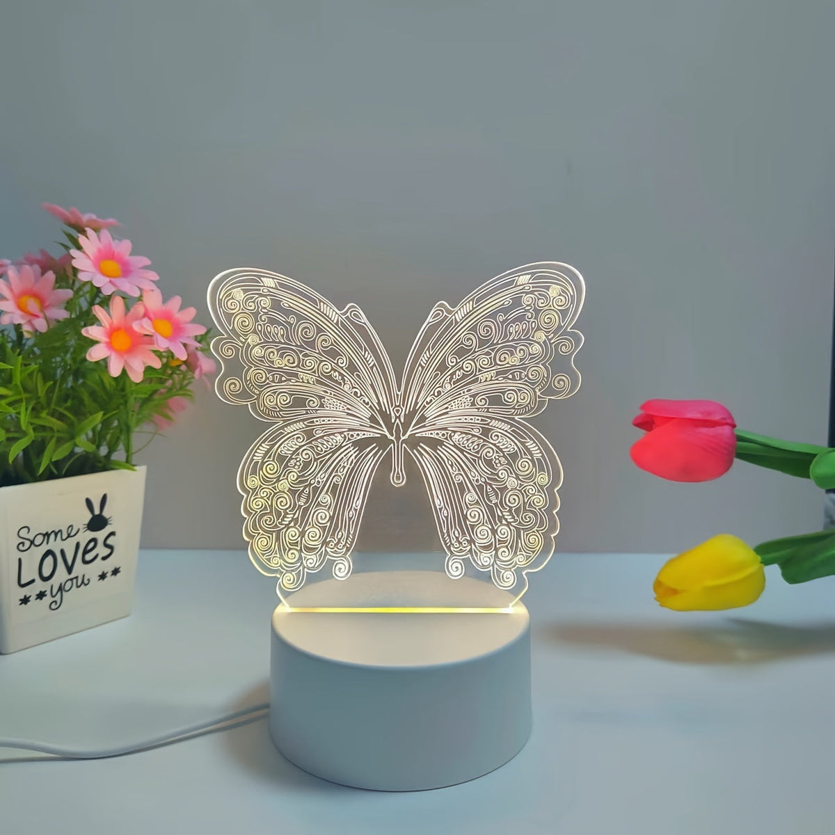 Geometrische vlindertafellamp – Novabutter