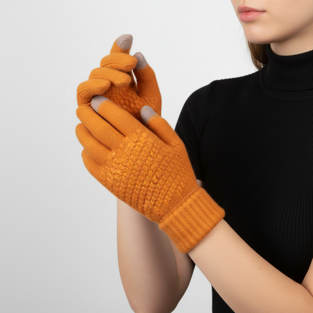 Gegarneerde Touchscreen Handschoenen - TouchGlove