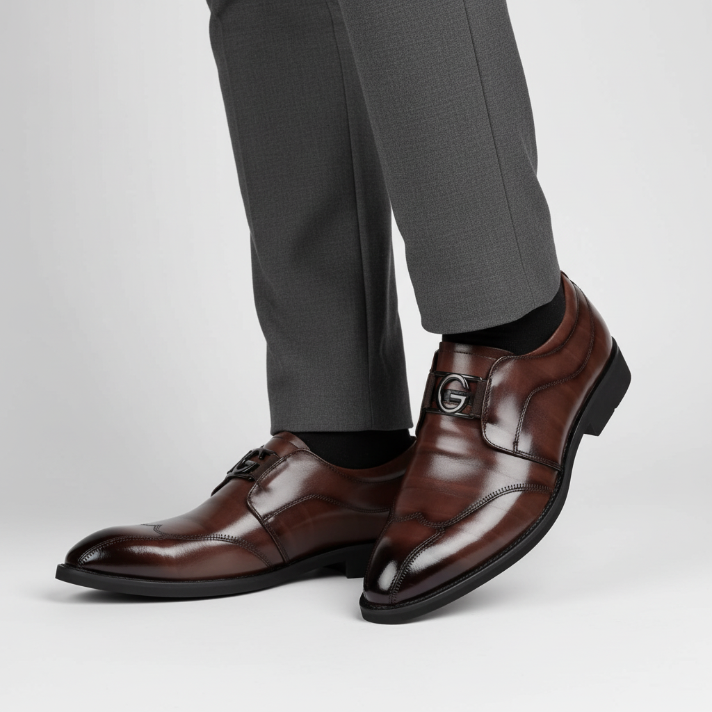 Gladde leerlook Modern - Sidney