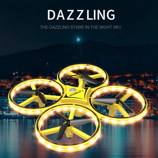 RC Drone Quadcopter Infrared Induction Hand Control Drones Toys Gift