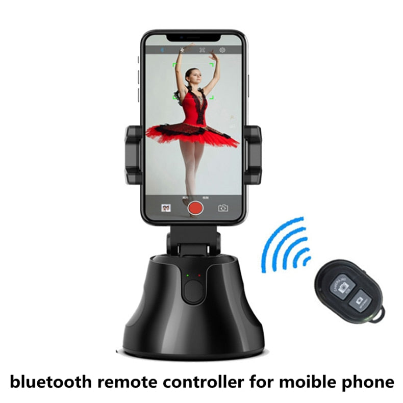 Phone Tripod Auto Face Tracking Live Video