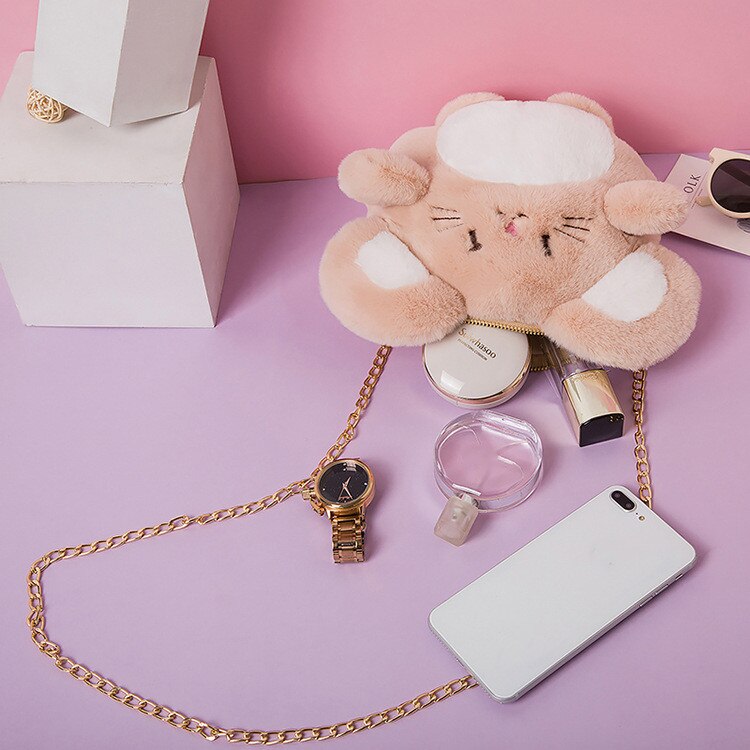Fashion Plush Animal Design Bags