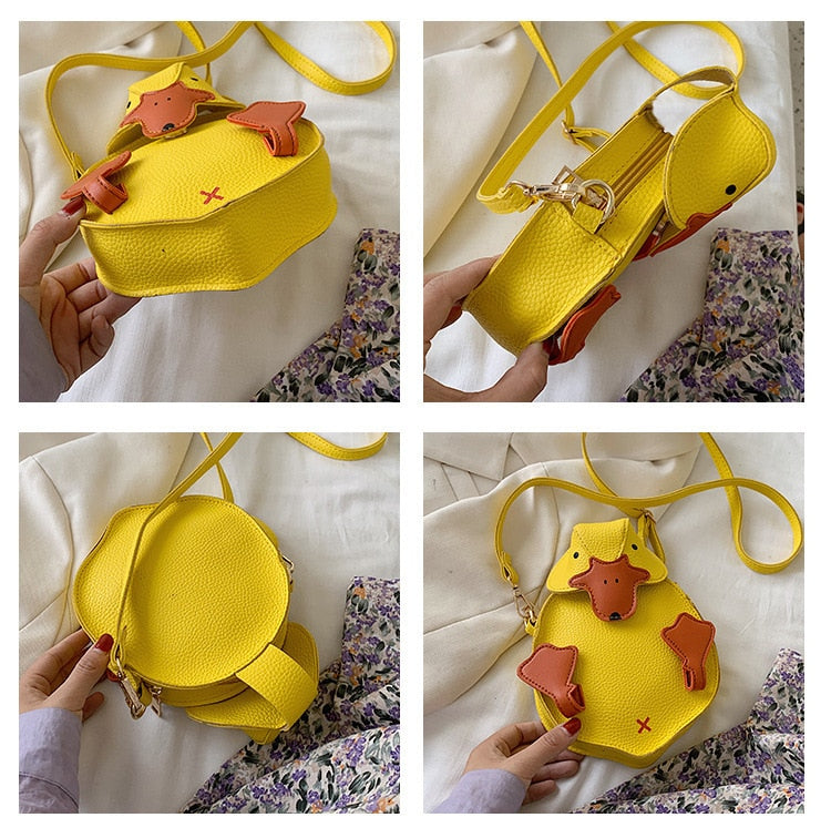 Cute Cartoon Duck Ladies Shoulder Bag
