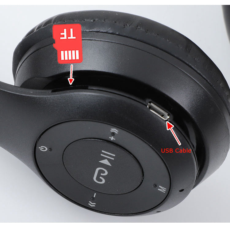 Wireless Headset Bluetooth Foldable Earphone