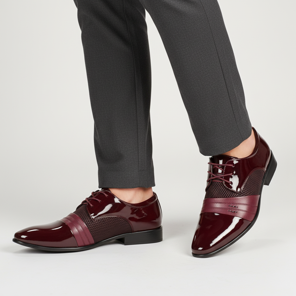 Heren Veterschoenen Met Neus - Jason