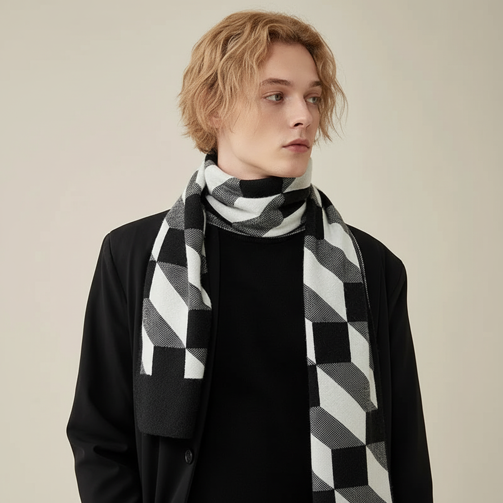 Heren Sjaal Van Fijn Kasjmier - Cozyline