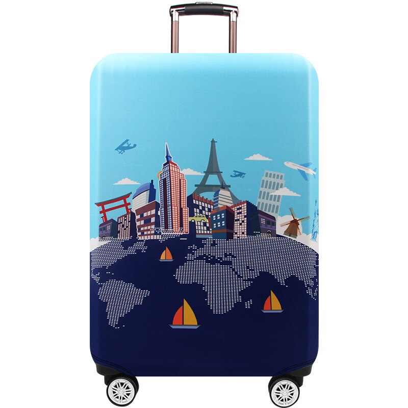 Rain Forest Color Luggage Protective Cover