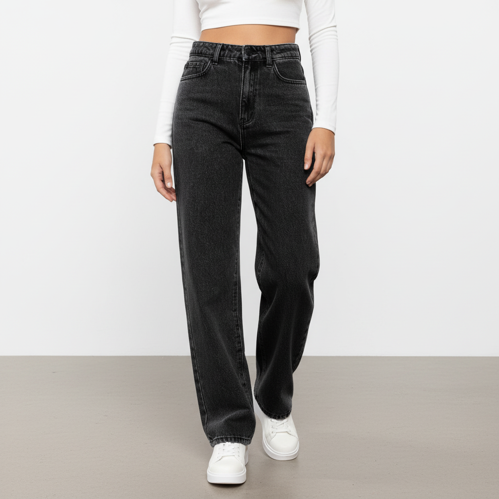 Hoog opgesneden jeans - Anna