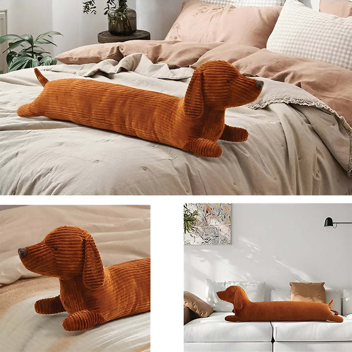 Pluche Ergonomisch Teckelkussen – DaxiRest