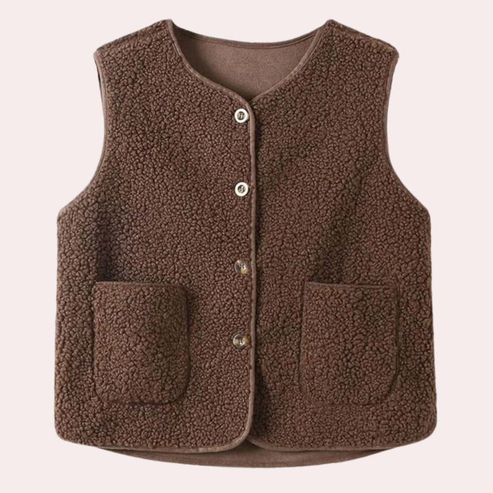 Casual Geknoopte Damesbodywarmer - Noa