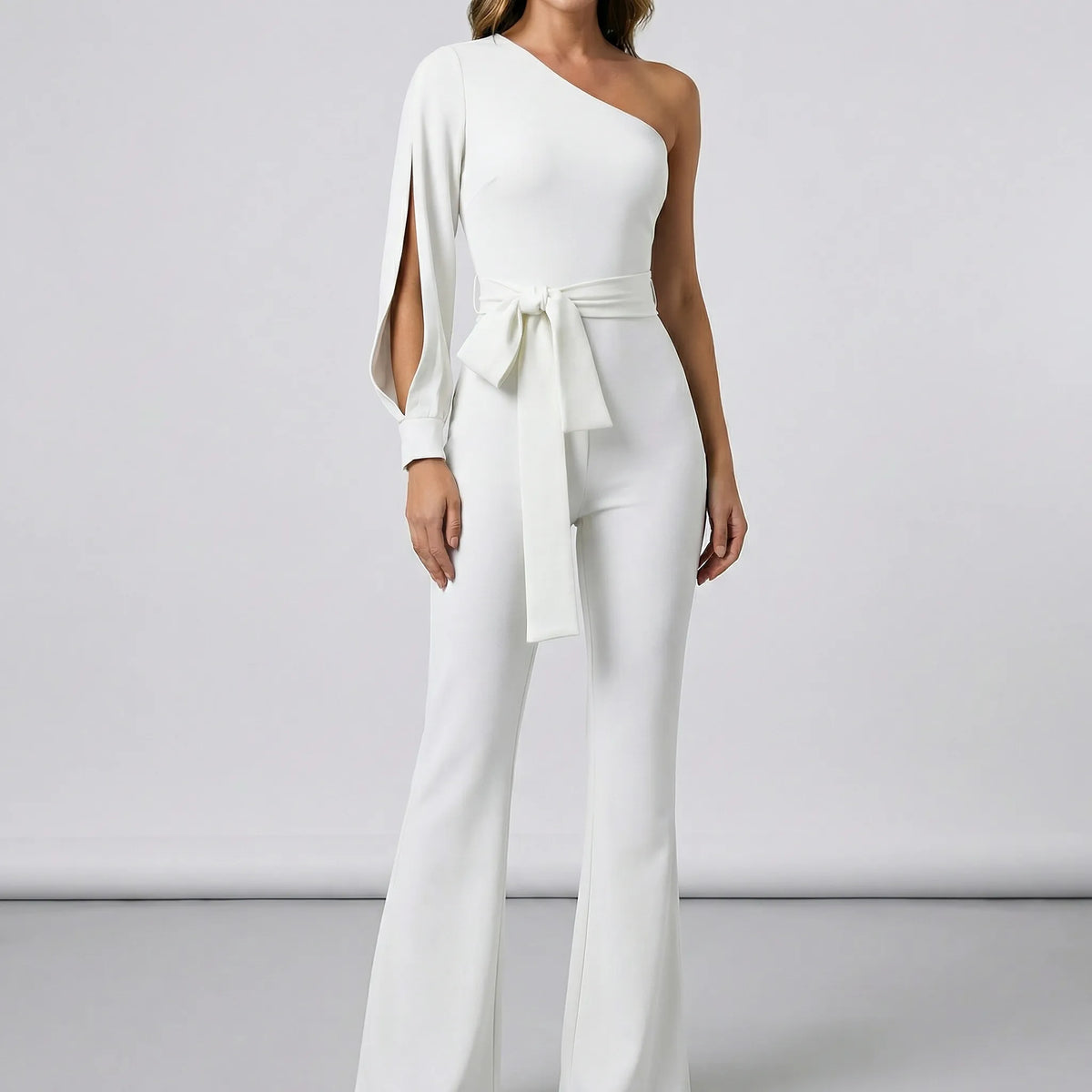 Jumpsuit met één schouder - Katja