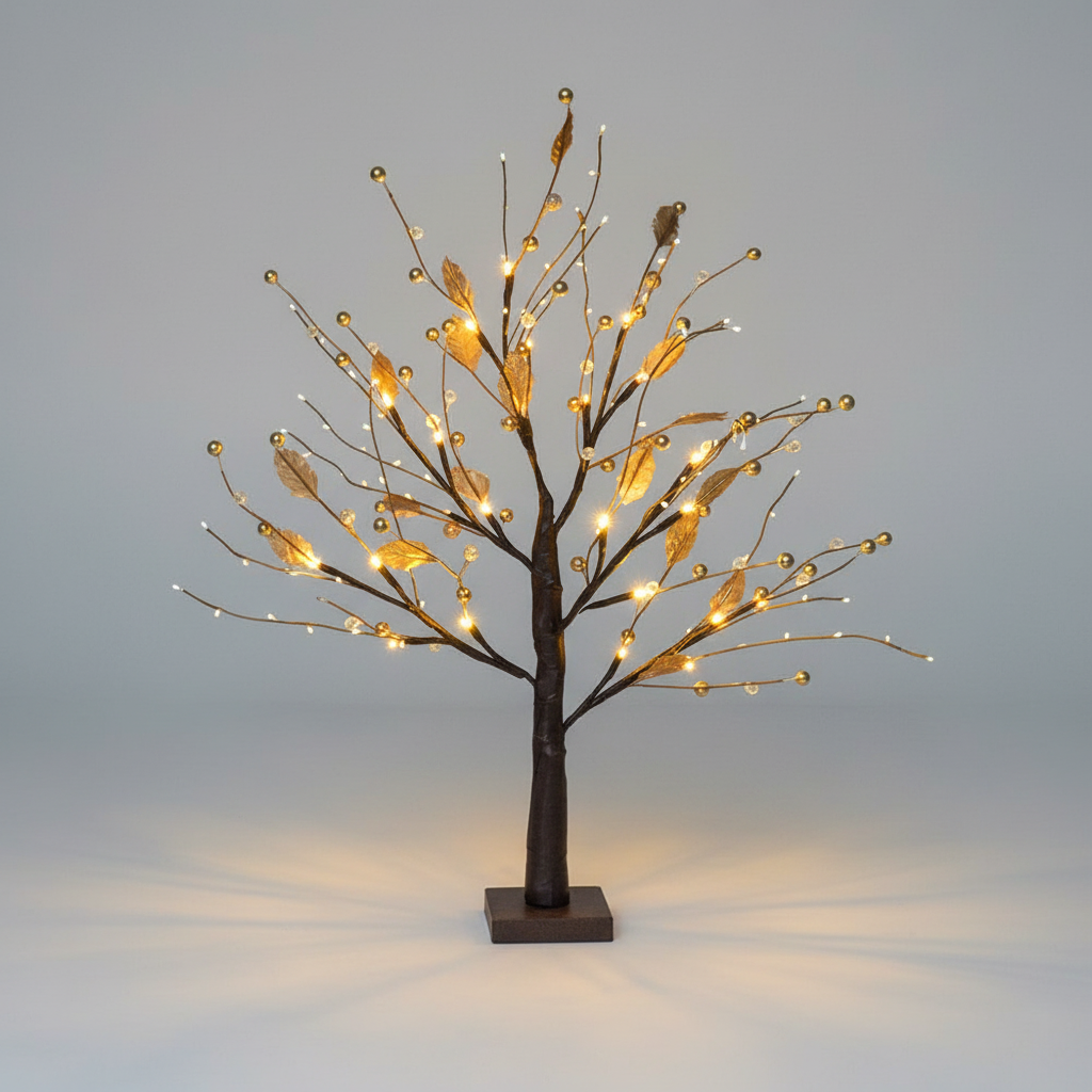 Draadloze LED-decoratieboom - Warmbranch