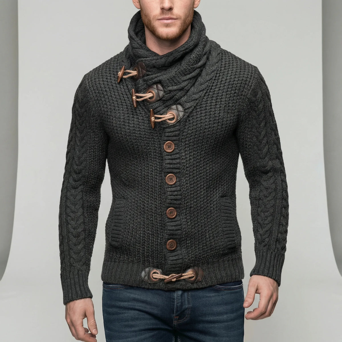 Casual grofgebreide cardigan - Ferdinand