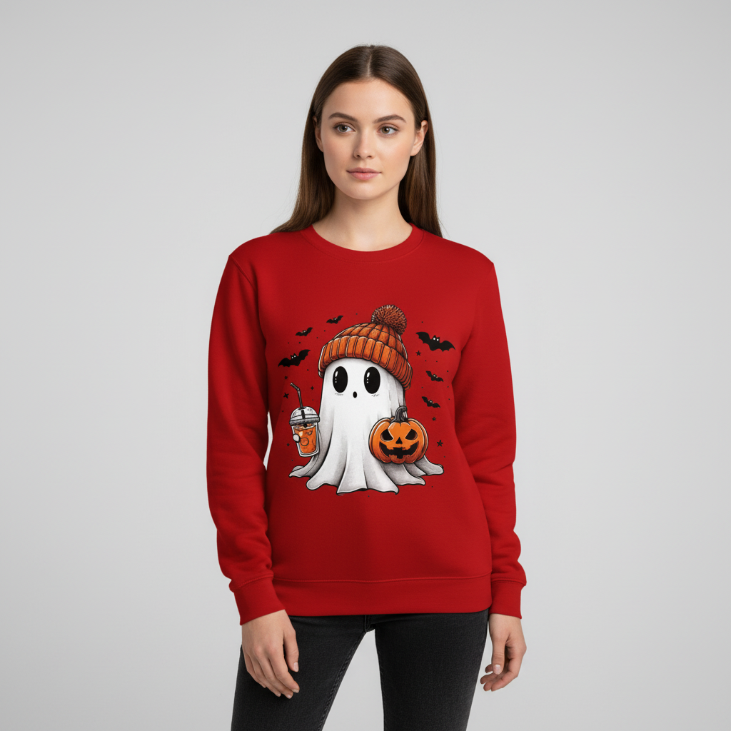 Casual Halloween Sweatshirt - Sarah