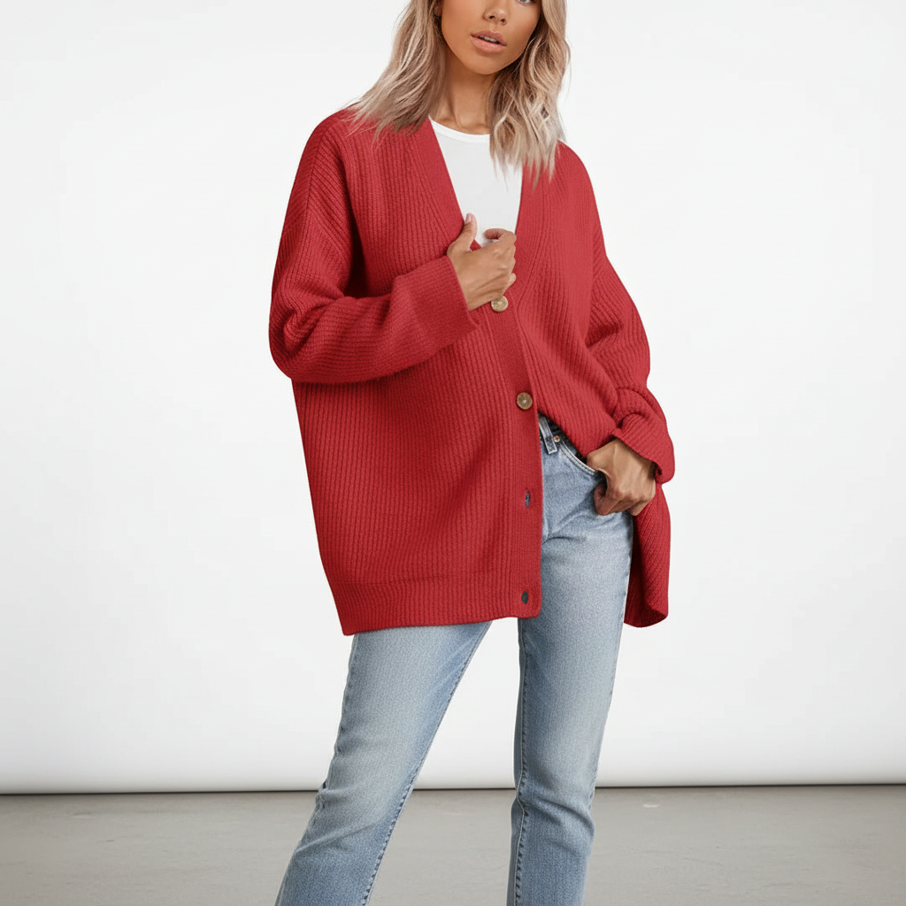 Losse kasjmier vest - Alina