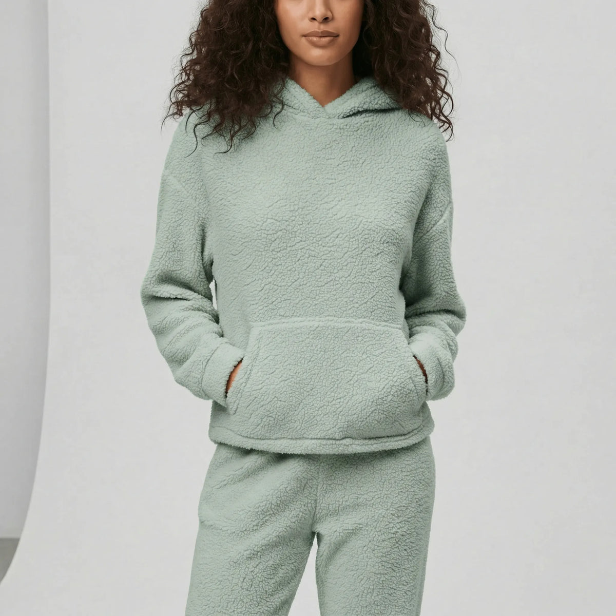 Loungewear-set met kangoeroezak - Milana
