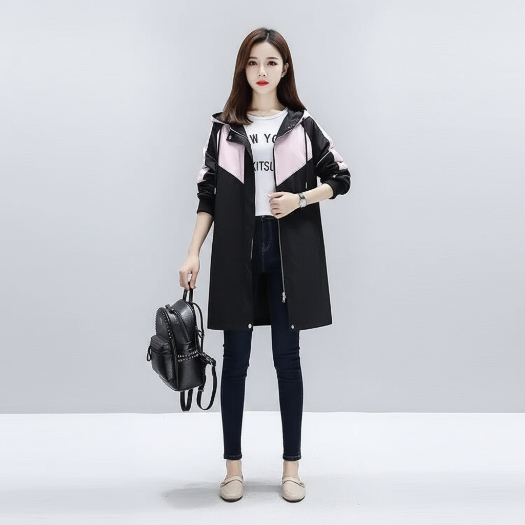 Middellange trenchcoat - Elisa