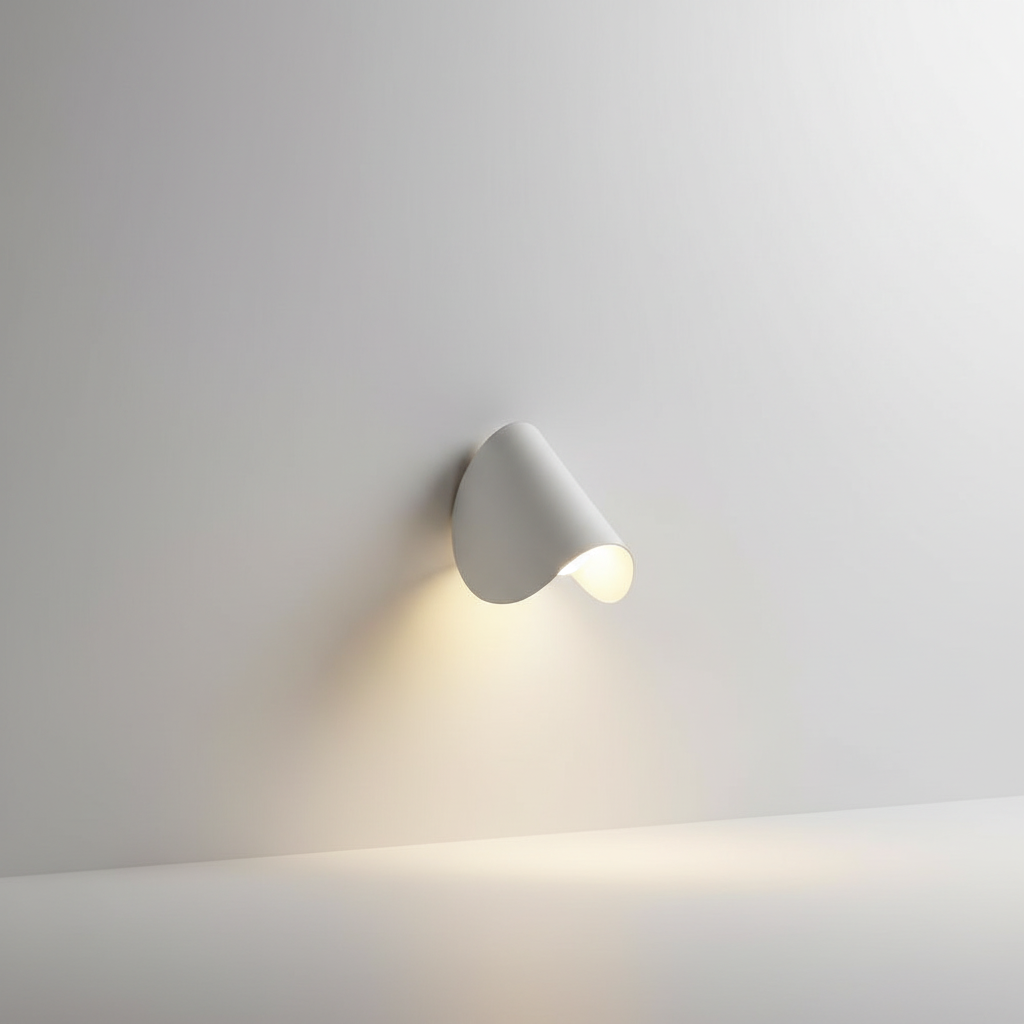 Moderne halfronde wandlamp - Glowario