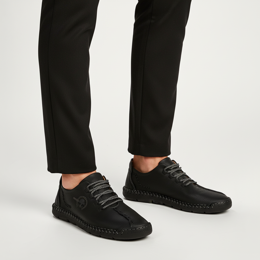 Orthopedische Heren Sneaker van Leer - Raymond