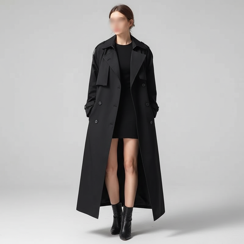 Oversized Lange Trenchcoat - Scarlett