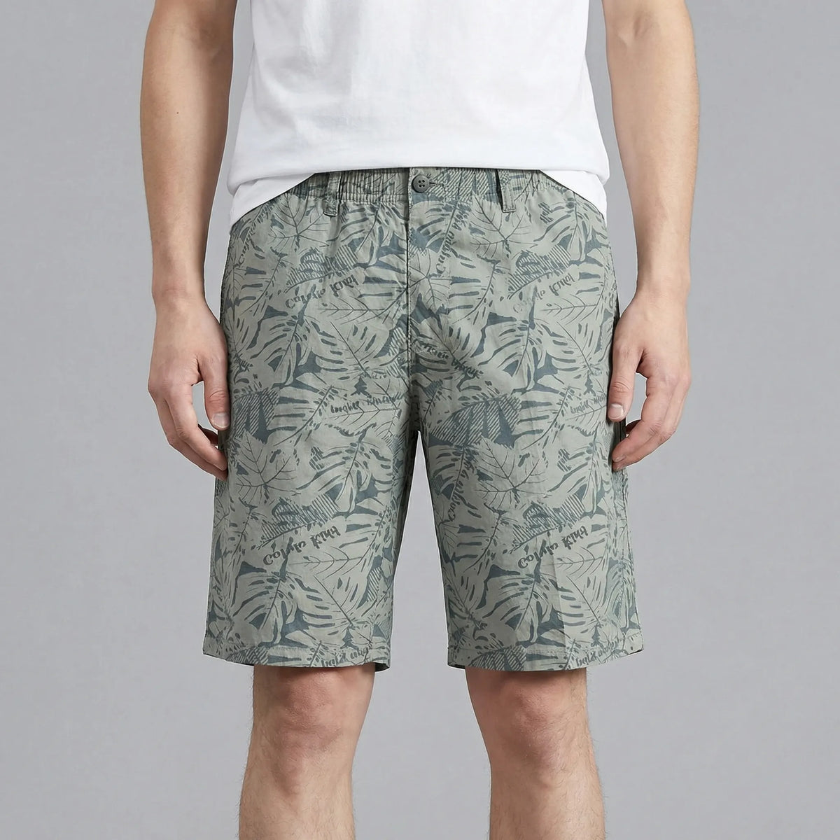 Plusmaat casual streetwear-shorts - Percy