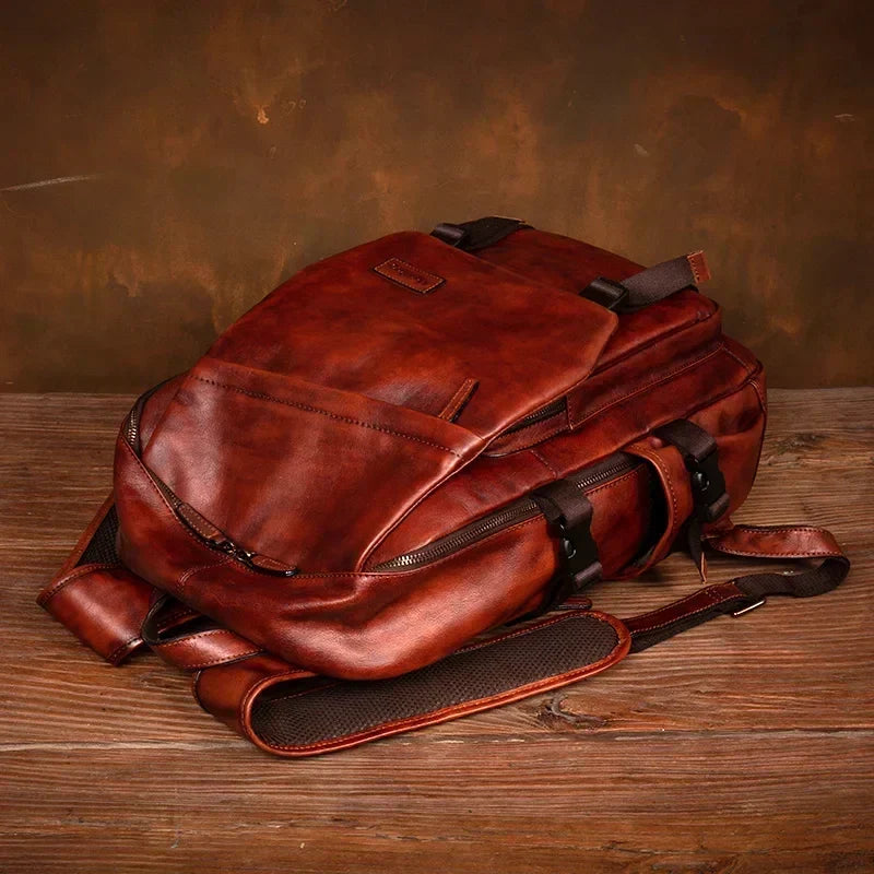 Handgemaakte leren tas - Skinnato