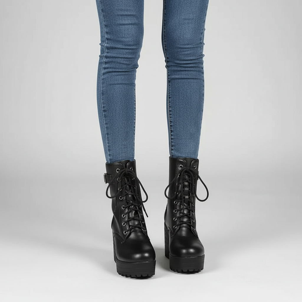 Robuuste Stiefels met Veters - Daisy