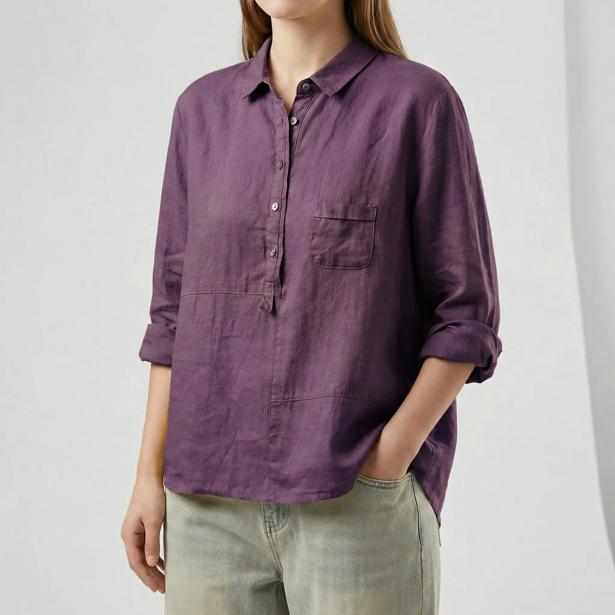 Pullover met knopen - Caroline