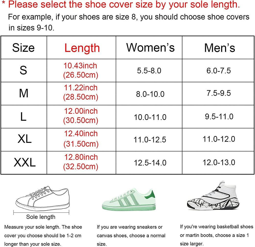 Waterproof Shoes Cover Rain Flood Protection