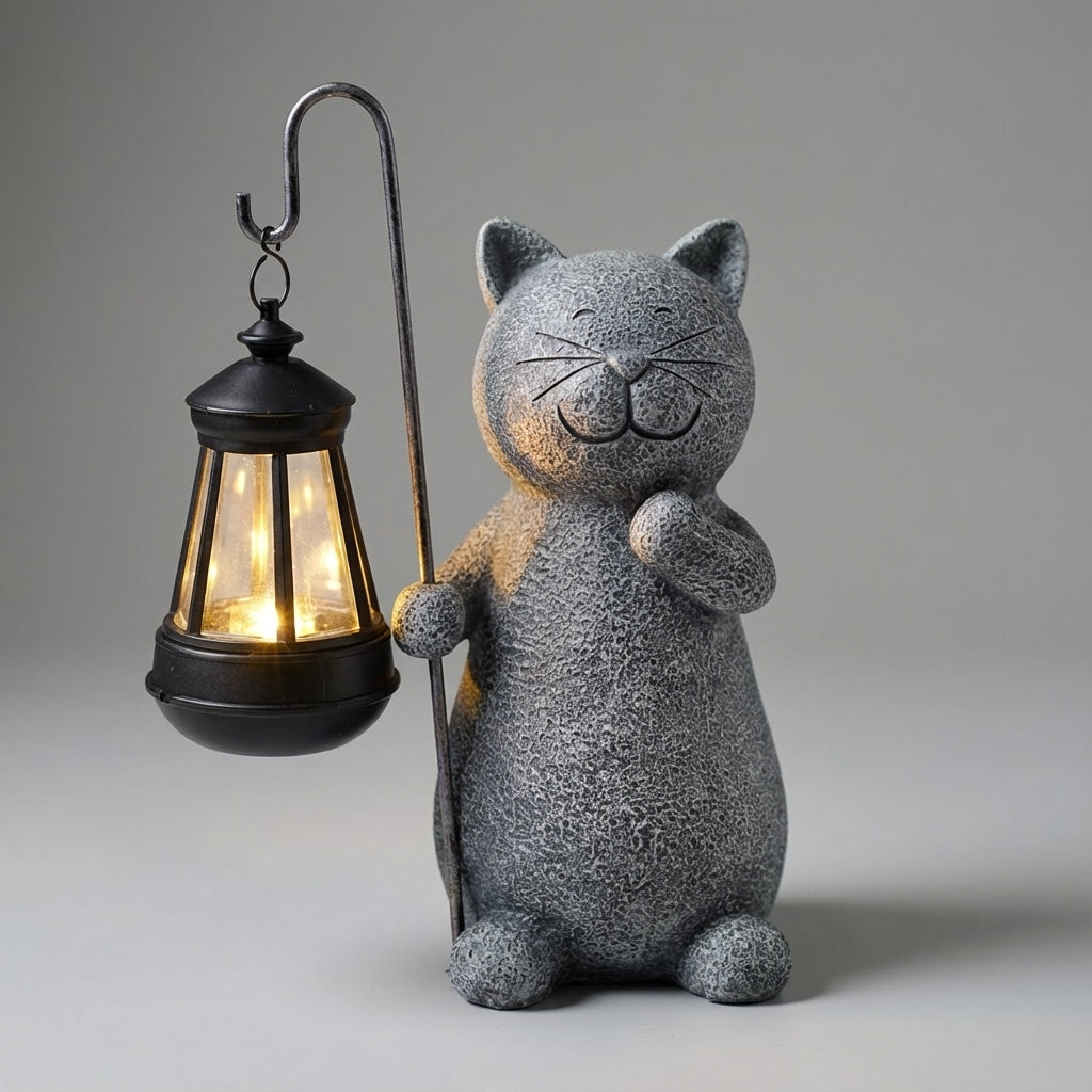 Tuinfiguur op zonne-energie – Glimmerpaws