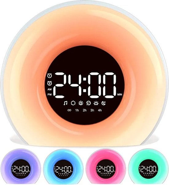Wekkerlamp met zonsopgangssimulatie – Aurorise