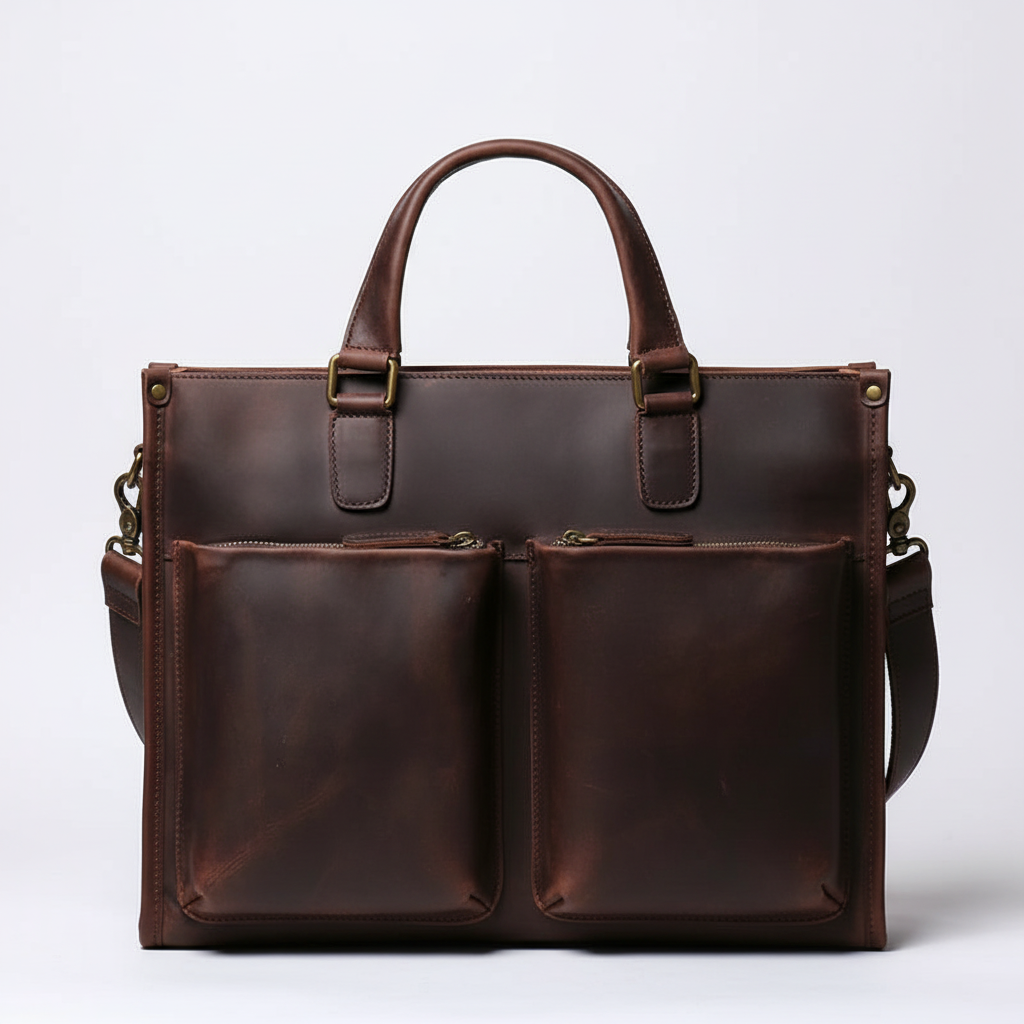 Leren laptoptas - VintageSkin