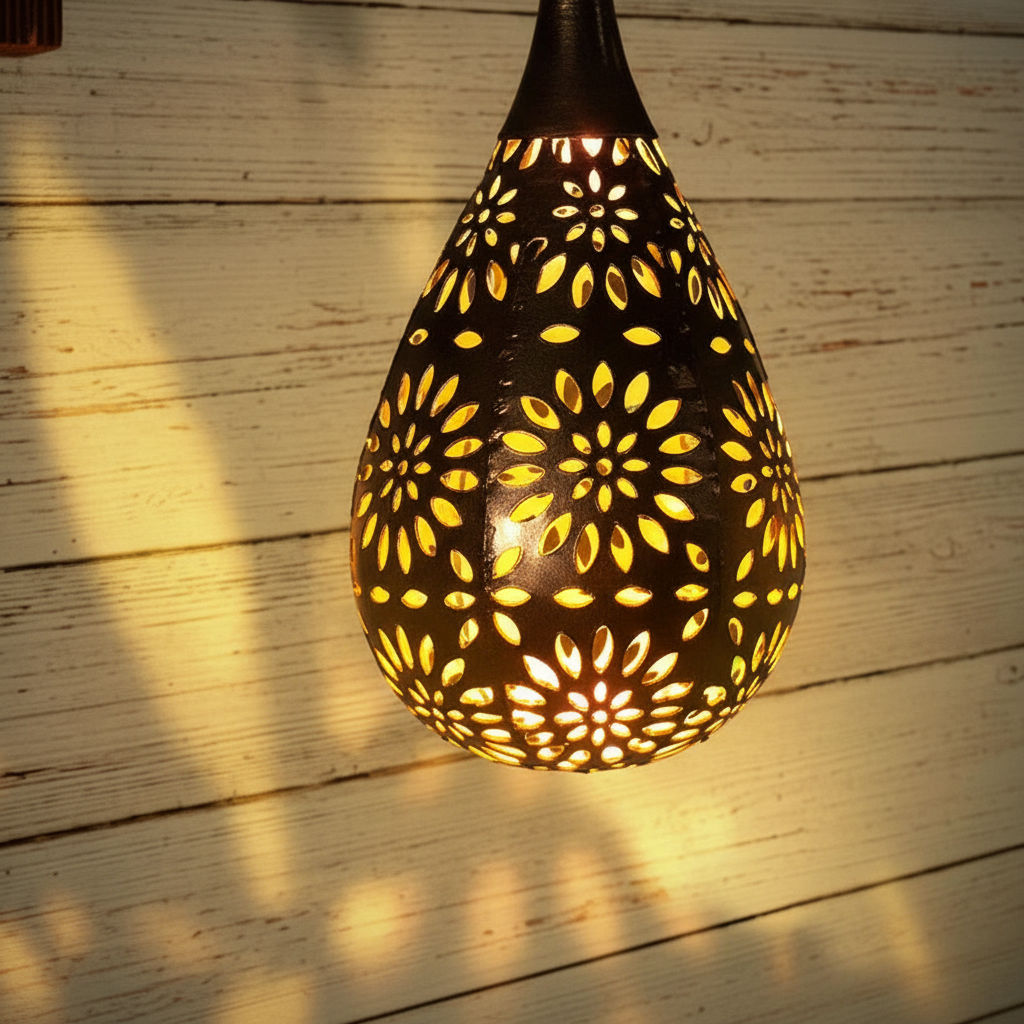Weerbestendige hangende buitenlamp - SunGlow