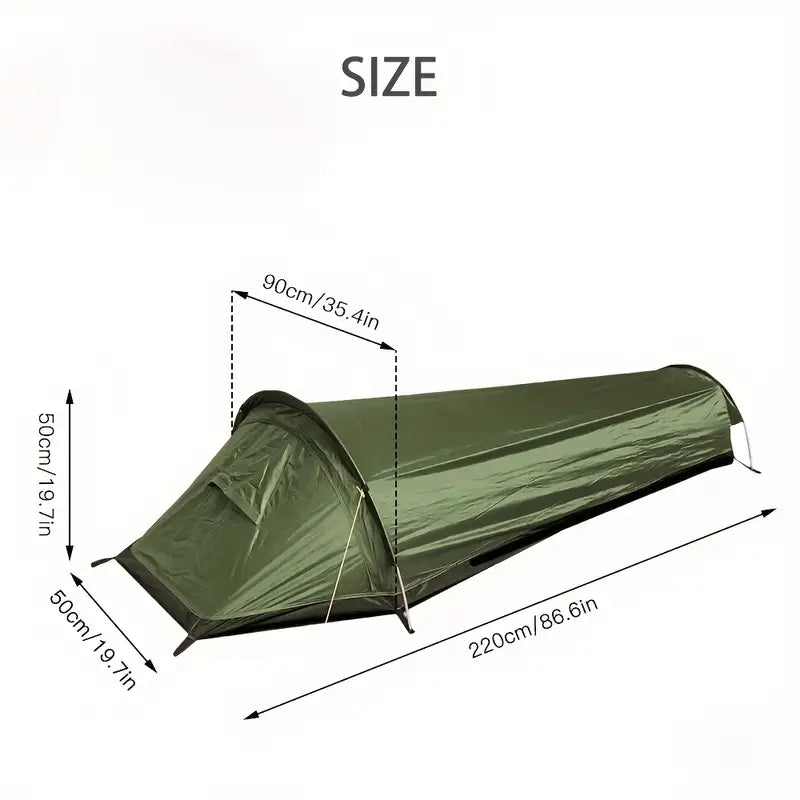 Compacte waterdichte tent — ultralicht, 1-persoons