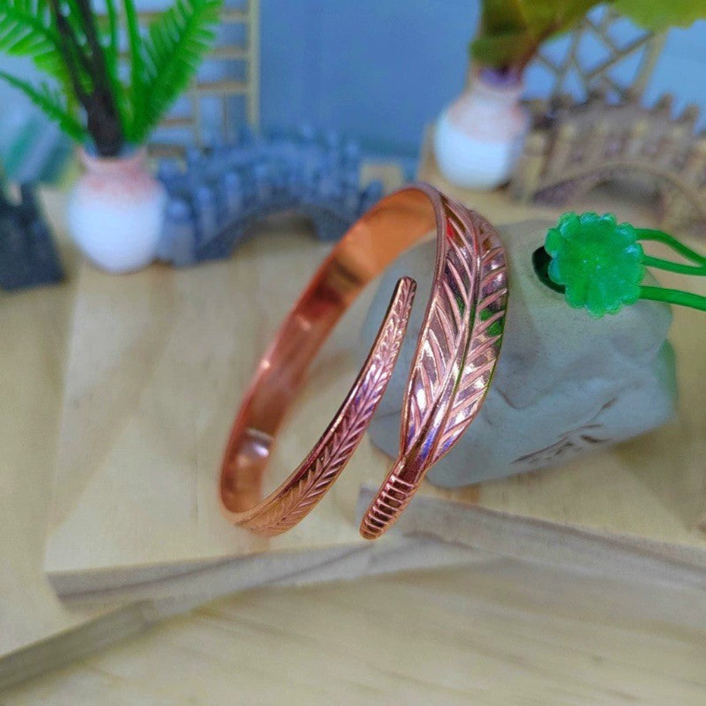 Retro Armband met Bladmotief Elegant