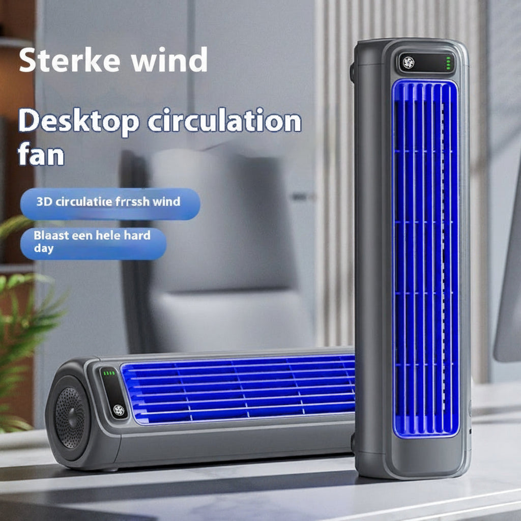 Draagbare mini-luchtkoeler met USB-oplaadfunctie voor de slaapkamer en het kantoor