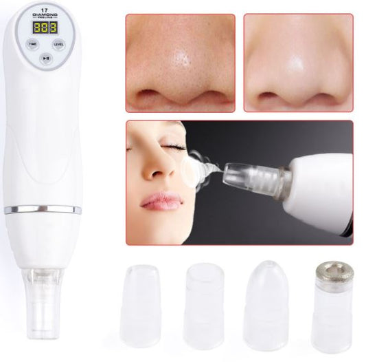 Microdermabrasion Diamond Facial Peeling Device Blackhead Removal Vacuum Pore Cleaner Acne Cleansing Blackhead Suction Machine