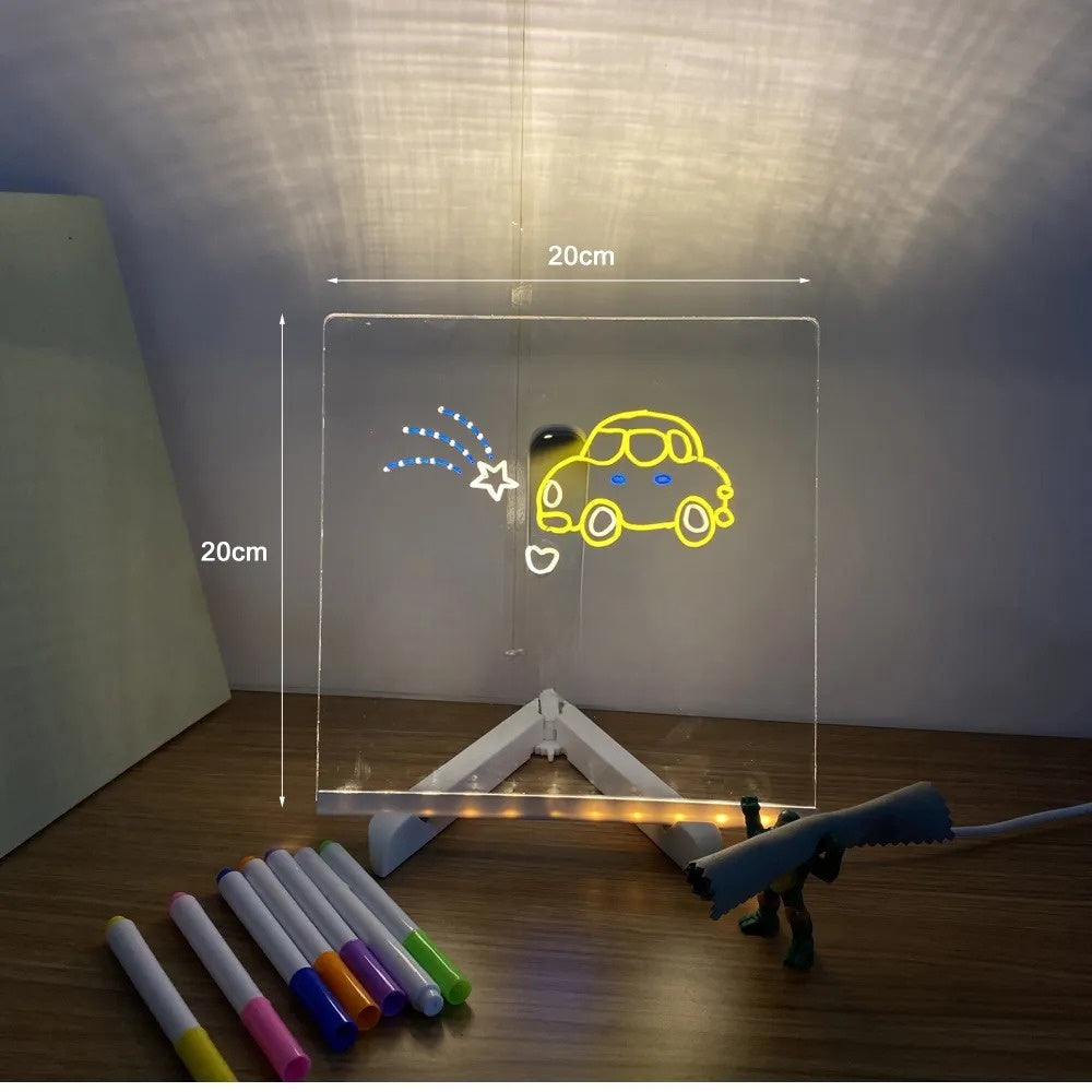 Schermloos LED Tekenbord voor Creatieve Kinderen - LumoPad