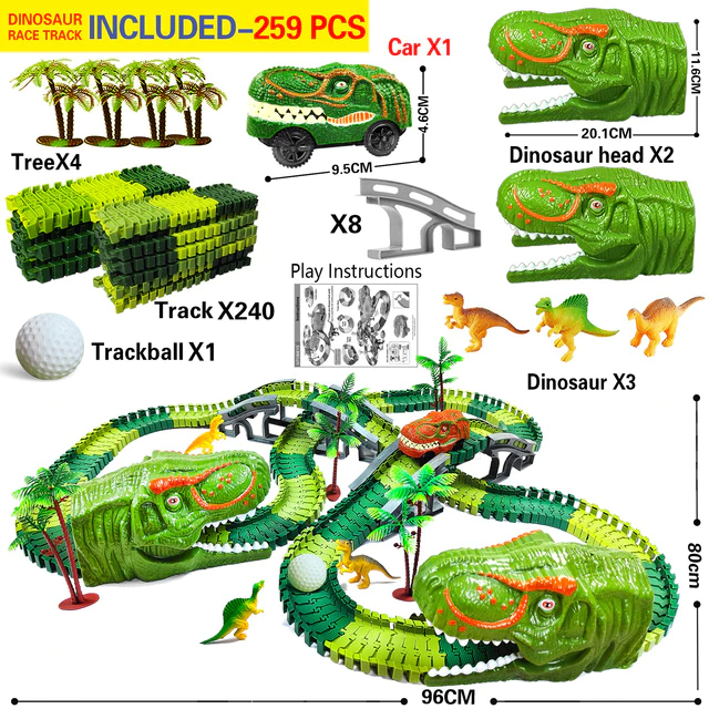 Treinbaan Speelset – DinoTrack